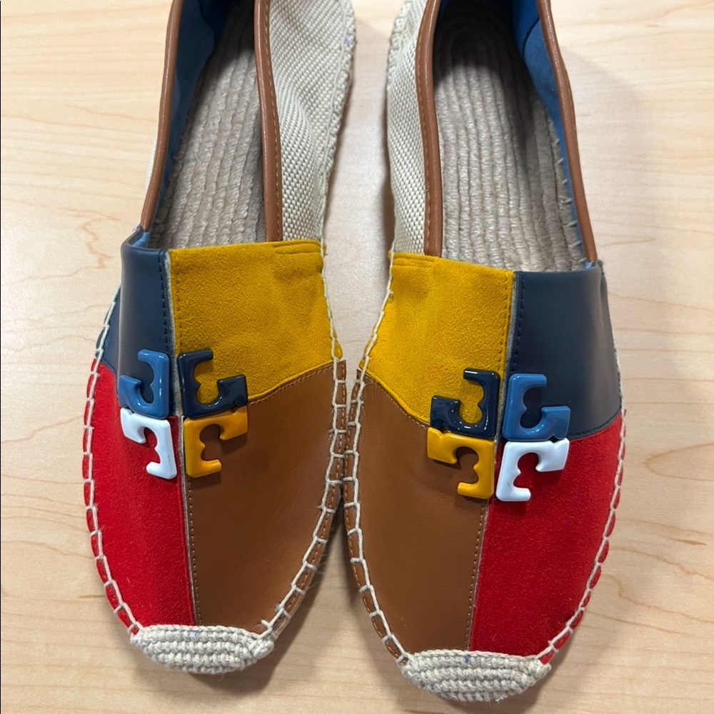 Tory Burch Patchwork Espafrilles Brand new, never worn. Perfect condition. 💖